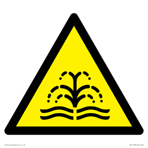 W516 Warning: fountain/water plume